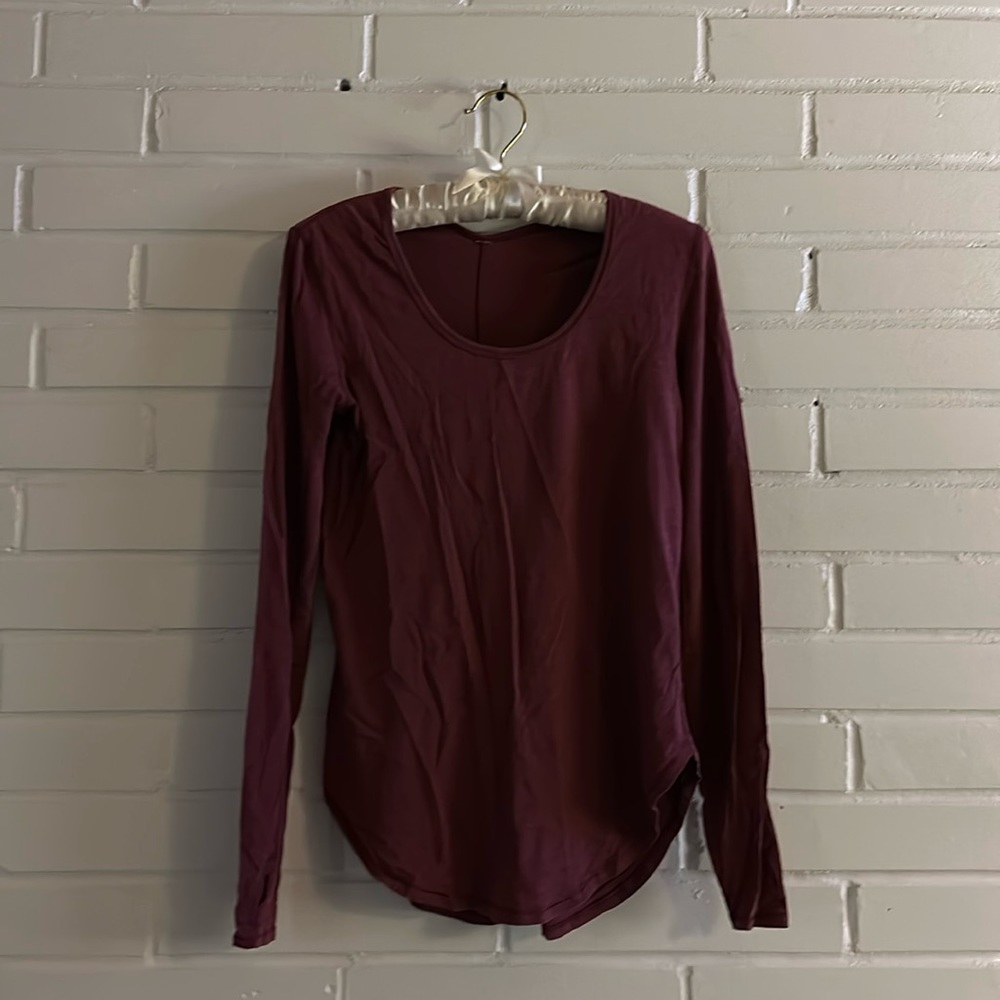 Lululemon Swoop Neck Long Sleeve